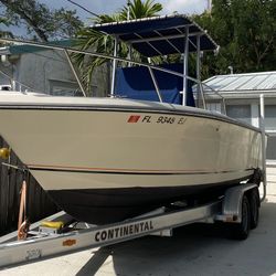23 foot Tierra Pursuit engine Boat with Trailer