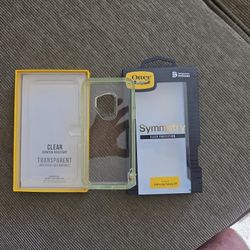 Phone Case For SAMSUNG Galaxy S9, Otter Box Brand, Clear with Translucent Yellow Border