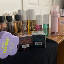 body spray   and.  finery perfumes