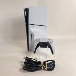 Sony PlayStation 5 Slim Disc Edition 1TB White Console Gaming System CFI-2015
