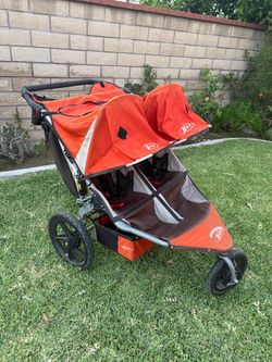 Bob Duallie Revolution Double Jogging Stroller Orange