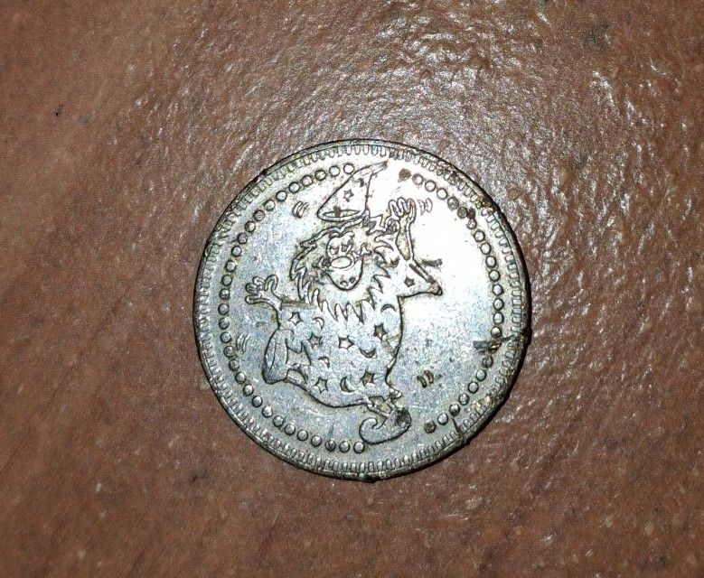 Vintage Dancing Wizard Token