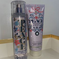 Peace Body cream and Fine Fragrance Mist