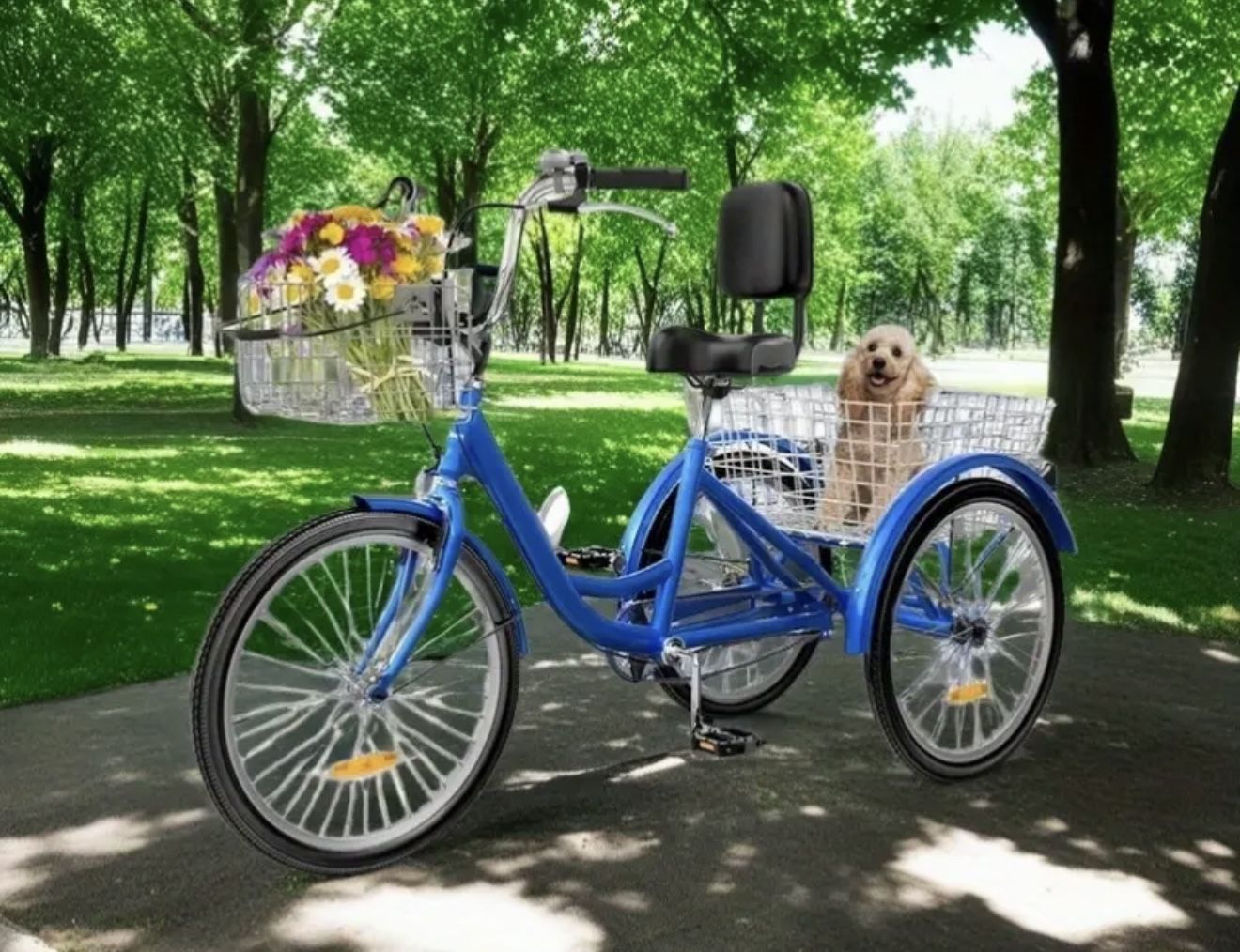 Adult Tricycle, Bicycle, 3 Wheel 26 Inch Wheels . Great For Shopping, Outdoor Activities