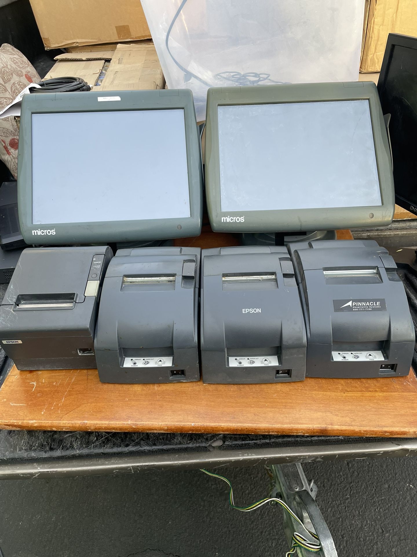POS Systems, Micros, Epson, Ticket Printers, All In Good Shape, Comes