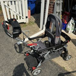 Baby Trend Sit N Stand Stroller Plus FREE Mambo Baby Float And Wooden Activity Center