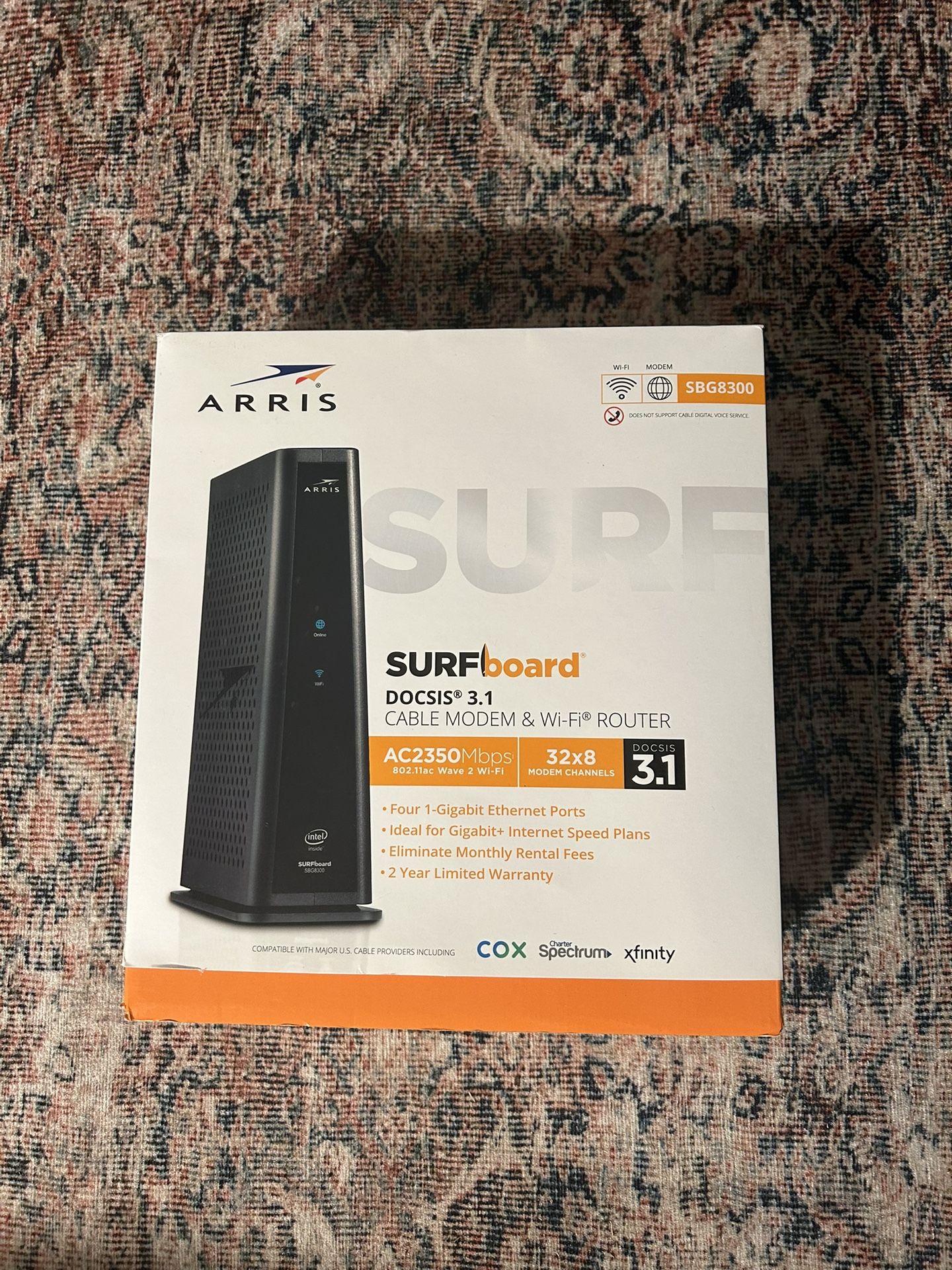 ARRIS SBG8300 Cable Modem and WiFi Router