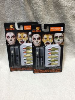 New Happy Halloween HALLOWEEN COSTUME PENCIL & CRAYON MAKEUP KIT