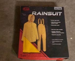 Boss Rainsuit XL Yellow 2-Piece Set