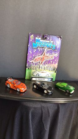 Collectible muscle machines tuners 1/64 scale cars