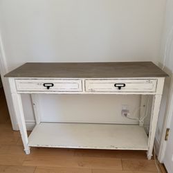 Console Table With 2 Drawers