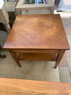 Maple Finish Square Side Accent Table $100 OBO!