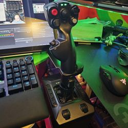 Moza AB6 & MHG Force Feedback Base Flightstick And Active Shifter Knobs Brand New