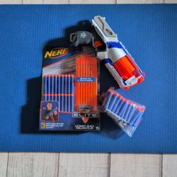 Nerf N-Strike Elite Strongarm Gun, a Brand New Pack of Bullets And Clip