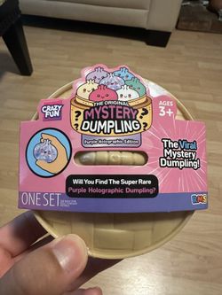 Mystery Dumpling Squishy- Purple Holographic Edition