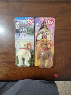 TY Maple And Britannia Bears From McDonald's
