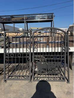 Wrought iron gate