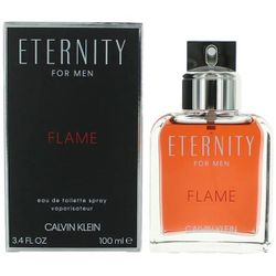 ETERNITY FLAME by Calvin Klein cologne for Men EDT 3.3 / 3.4 oz New in Box