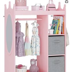 Kids Wardrobe With Mirror