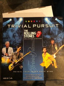 Rolling Stones trivial pursuit collectors edition new