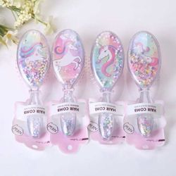Unicorn/Mermaid Glitter Shaker Hair Comb