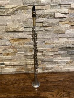 VINTAGE METAL CLARINET MADE IN ITALY