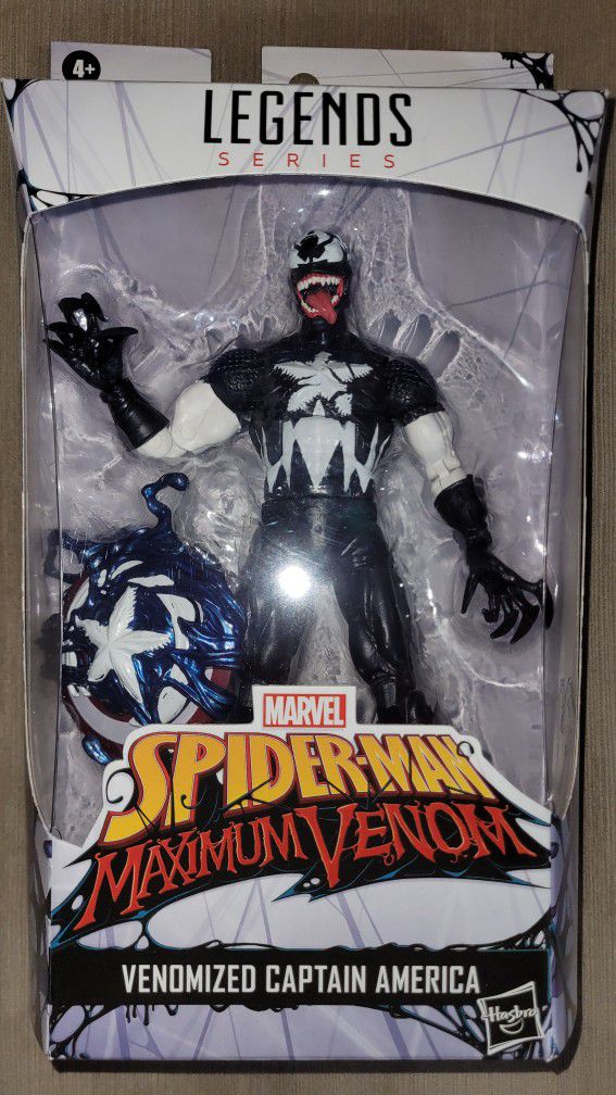 Marvel Legends Spiderman Venomized Captain America 