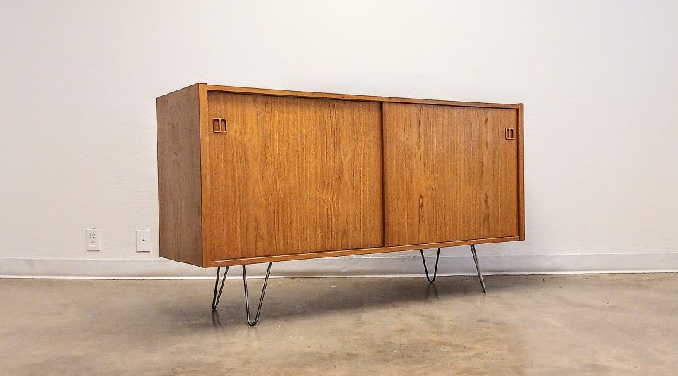 Mid Century Modern Danish Teak Credenza