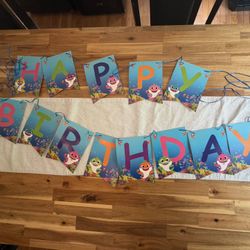 Baby Shark Party Kit – Decorations, Toppers, Ocean Centerpieces 