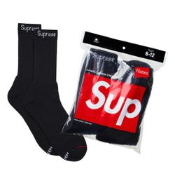 Supreme Socks Black