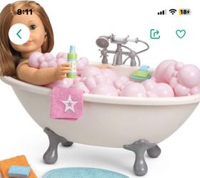 Bath And Bubbles American Girl.  Stylist.   