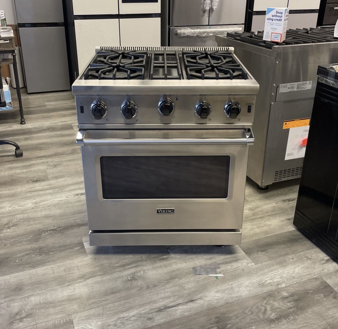 🙌New Open Box- VIKING All Gas Range Open Burners 🙌