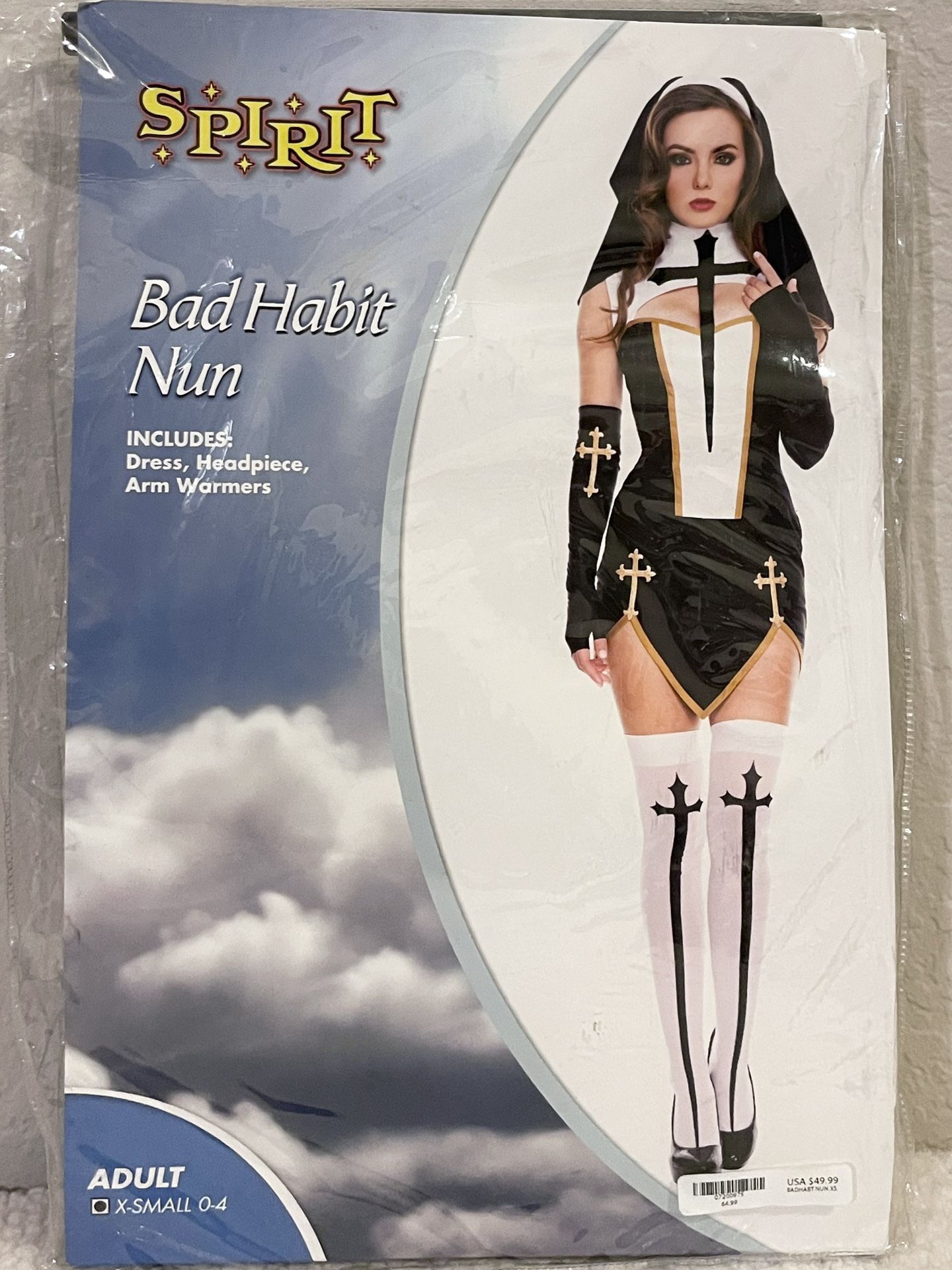 Costume “Bad Habit Nun” Adult X-Small 0-4