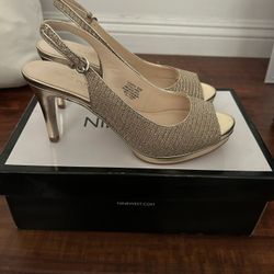 Nine West Gold Heels