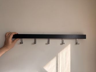 IKEA Black Wall-Mounted Hook