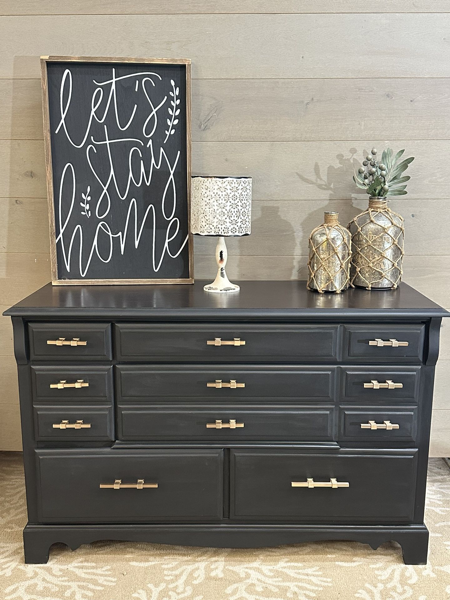 Solid Wood Black Dresser for Sale in Oakland, FL OfferUp