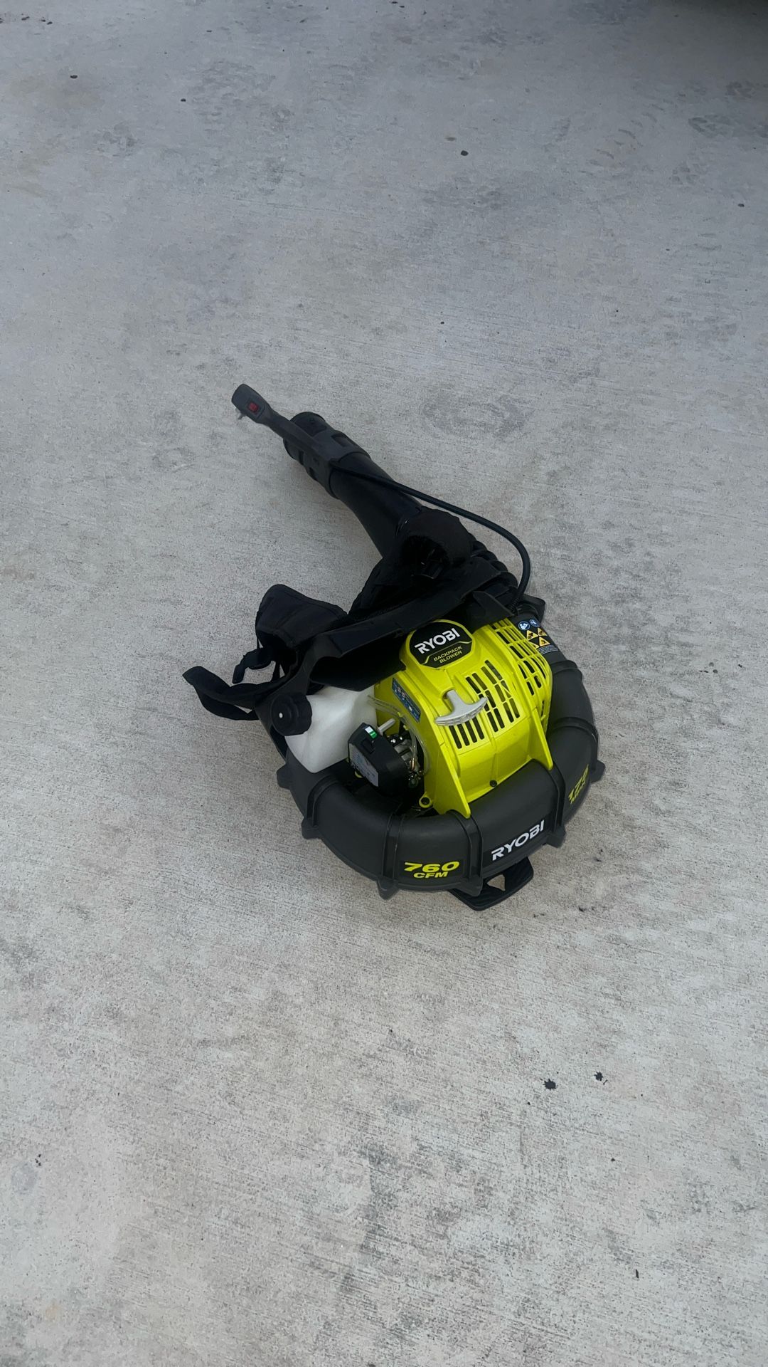 RYOBI GAS BACKPACK BLOWER