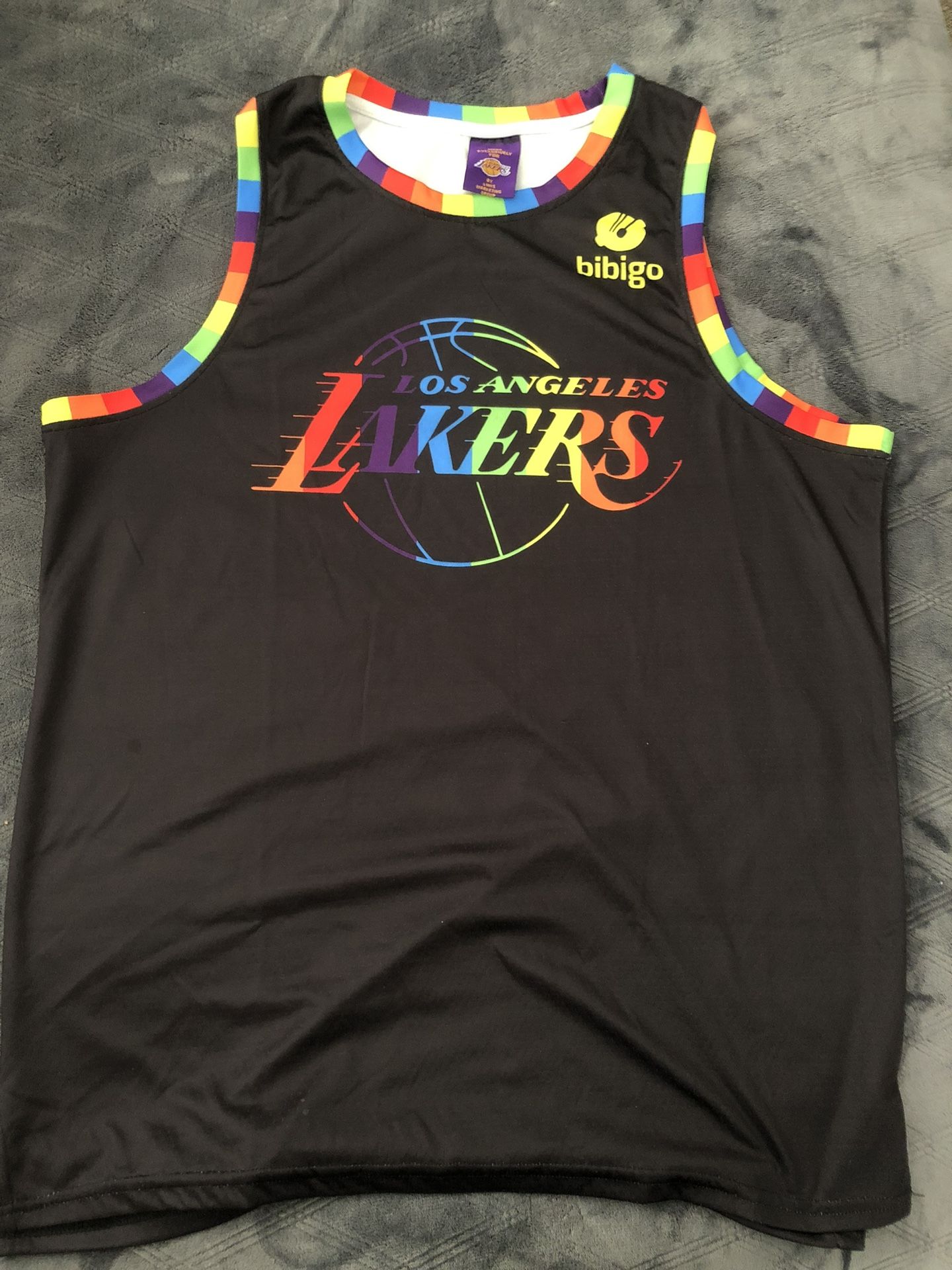 LA LAKERS PRIDE NIGHT JERSEY