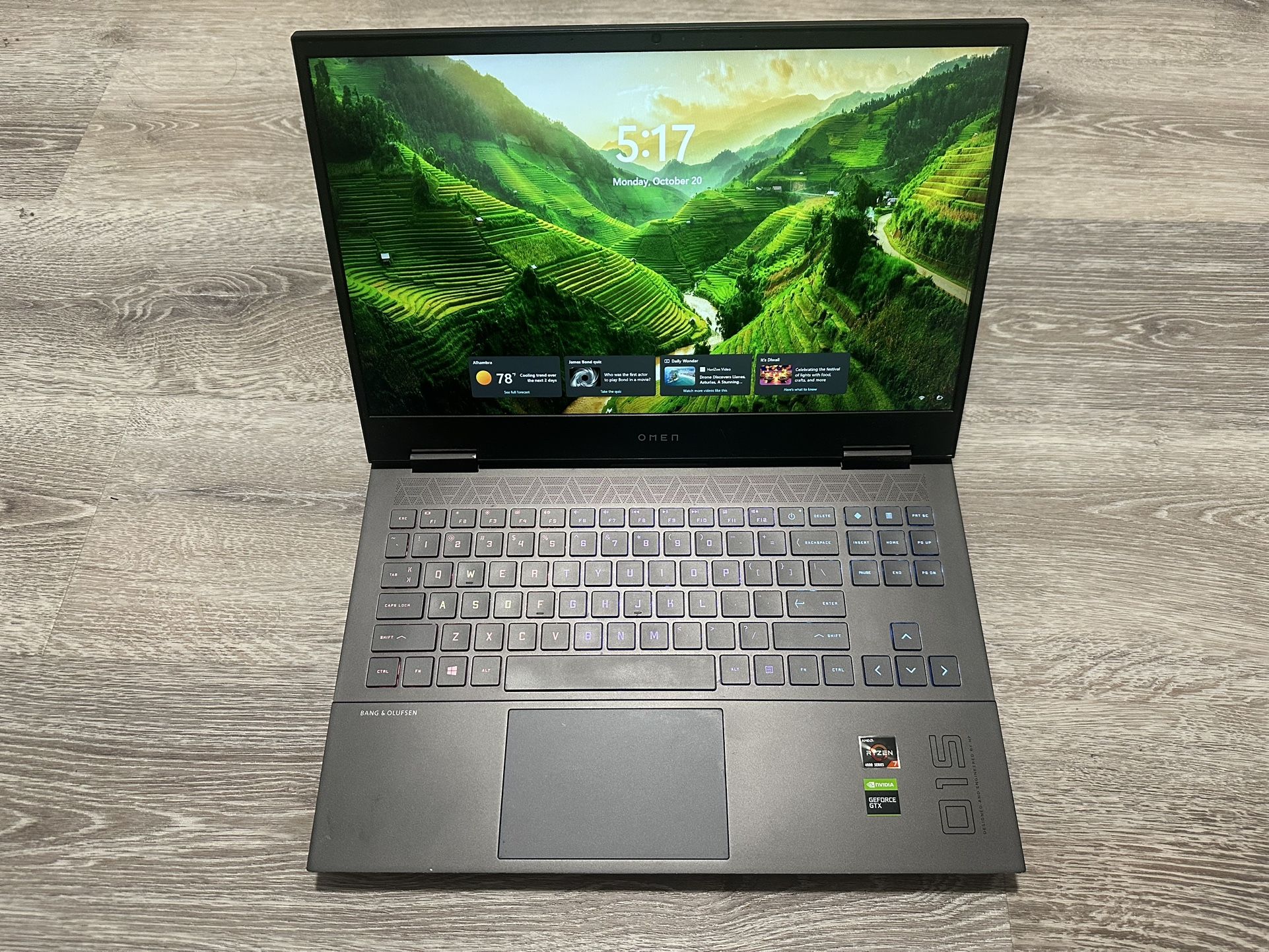 💻 HP Omen 15 Gaming Laptop – Ryzen 7, GTX Graphics, 16GB RAM, 512GB SSD
