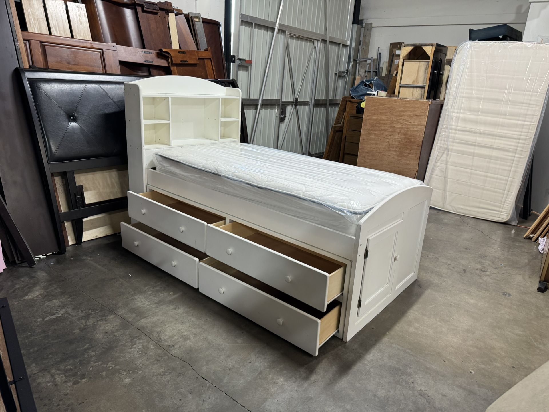 Twin Captains Bed $299