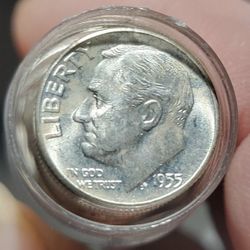 Roll Of Silver UNC Roosevelt Dimes 
