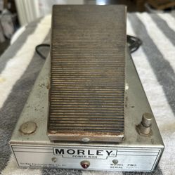 70s 80s Morley PWO Power Wah Guitar Effects Pedal Tel-Ray Electronics