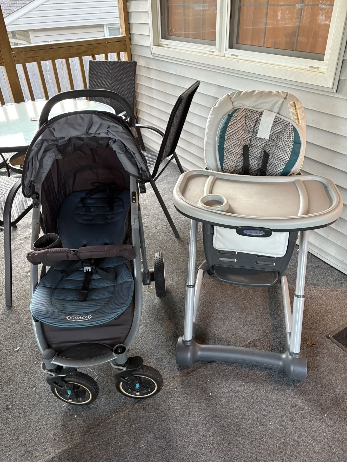 Stroller And High Chair