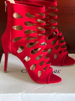 JIMMY CHOO Keena Cutout Suede Ankle Boots