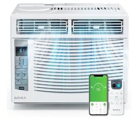 ROVSUN Smart 6000 BTU Window Air Conditioner with WiFi, Energy Saving Window AC Unit with Remote & App Control & Timer Function & Easy Install Kit, fo