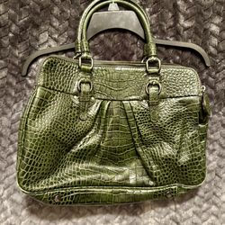 Antonio Melani Crocodile Leather Bag