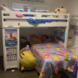 Top Bunk Bed, With Storage