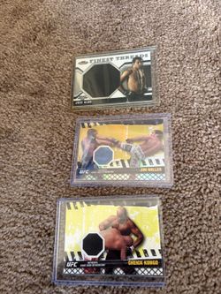2010-11 Topps UFC Relic Card Lot: Aldo, Jim Miller, Cheick Kongo