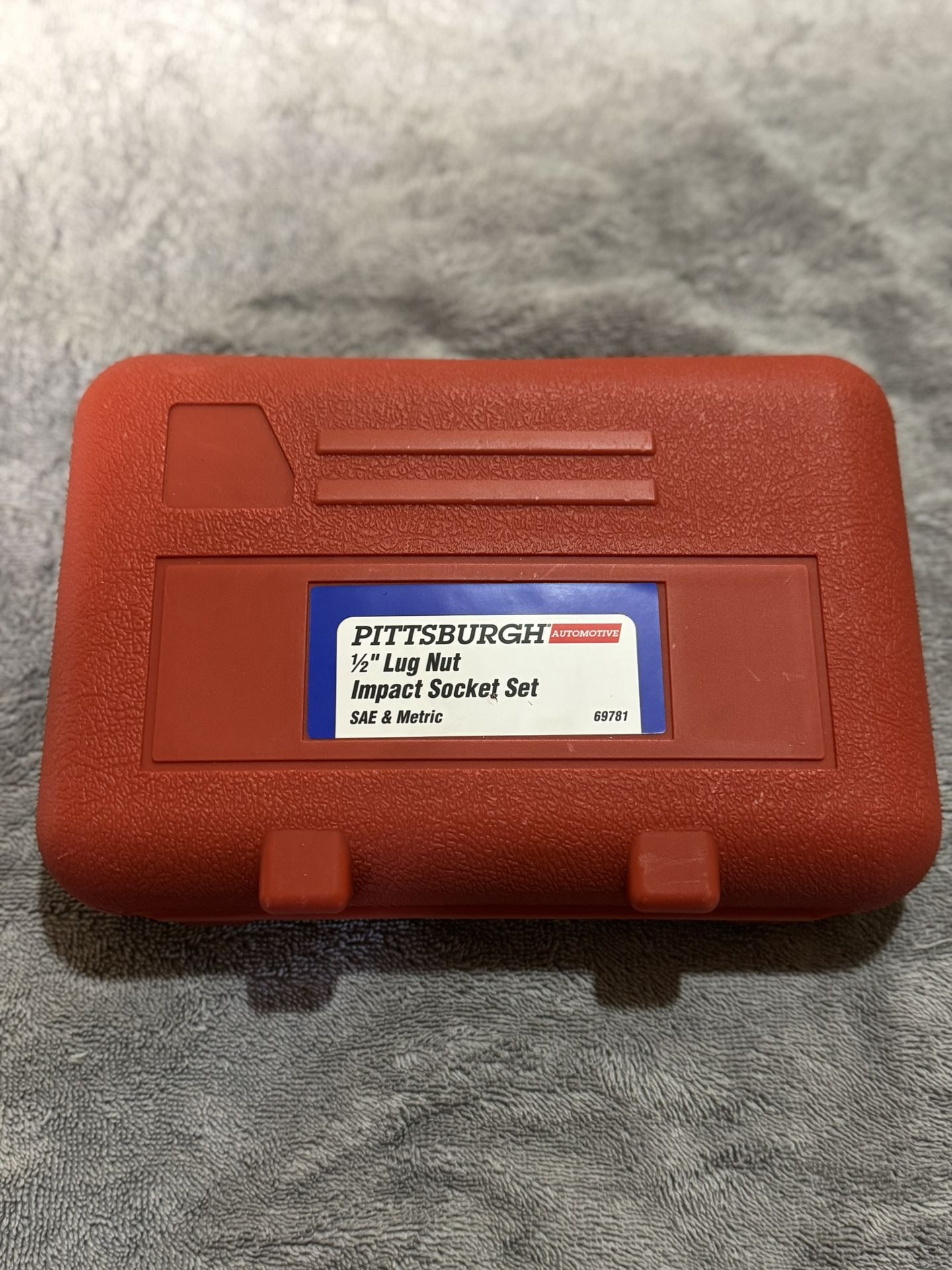 Pittsburgh Half-Inch Lug Nut Impact Socket Set