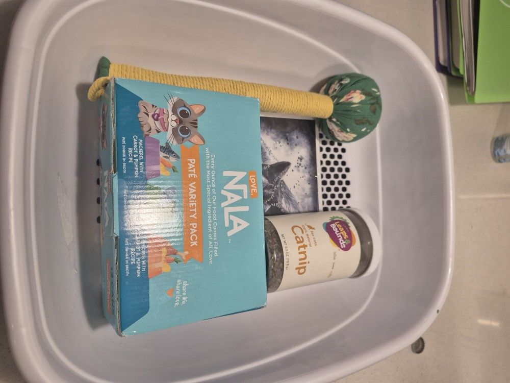 Perfect (2) KITTY LITTERS, CATNIP AND TOY